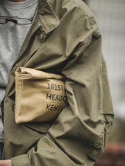 ミリタリー 磁石キャンバス ハンドバッグ