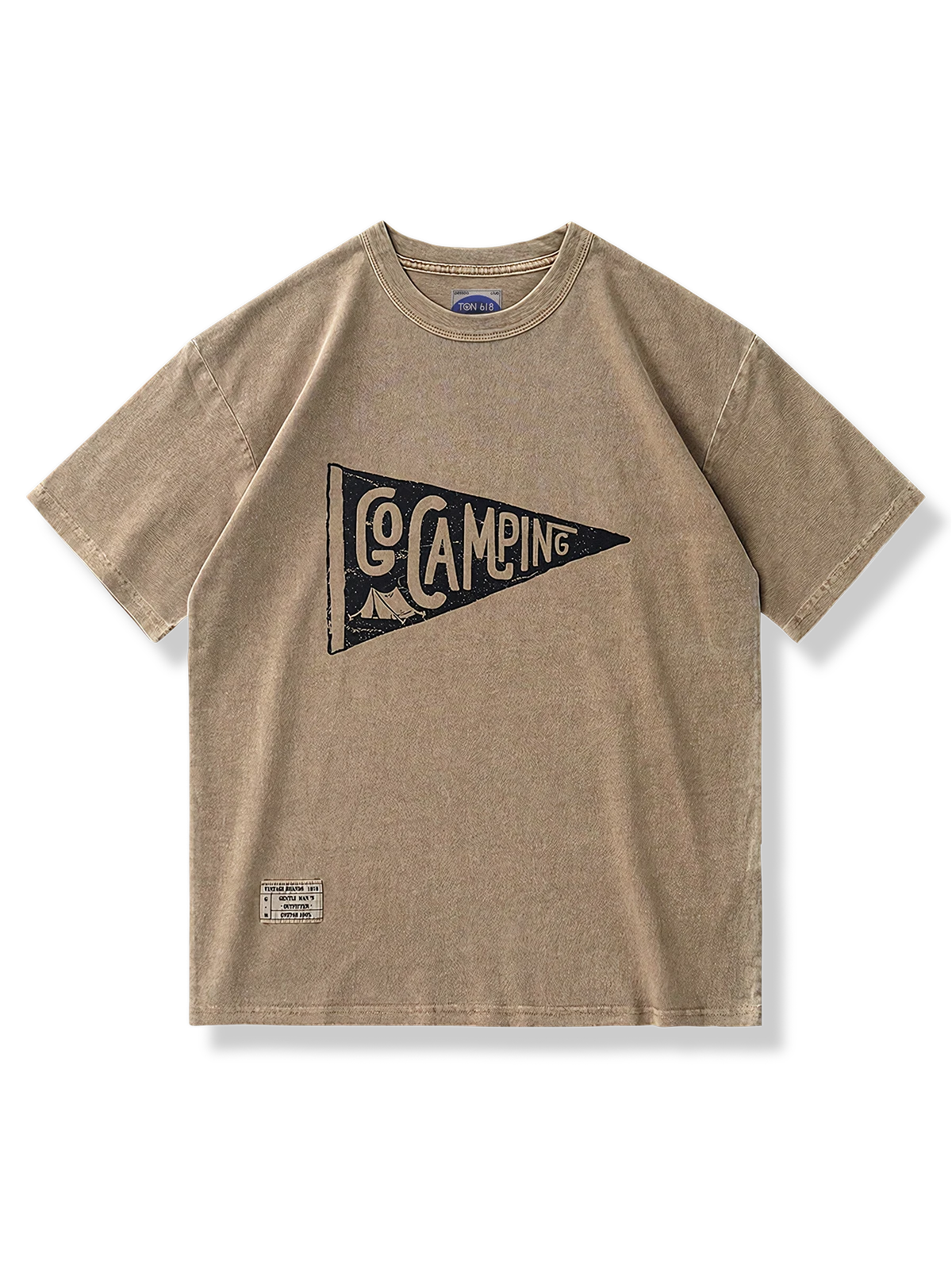 「GO CAMPING」プリントTシャツ