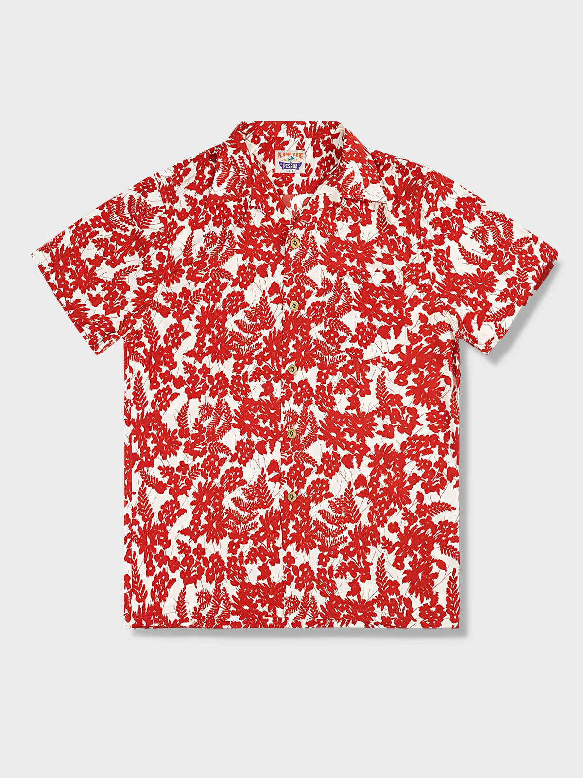 紅葉 キューバカラー アロハシャツ