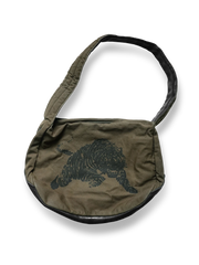 レザーボトム骑行スタイル バッグ