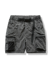 五色 機能風 ゴム入り ワークショートパンツ