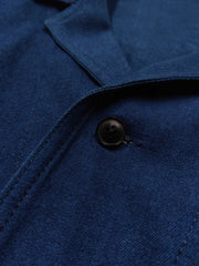 藍染め トンボ抜染 キューバカラーシャツ