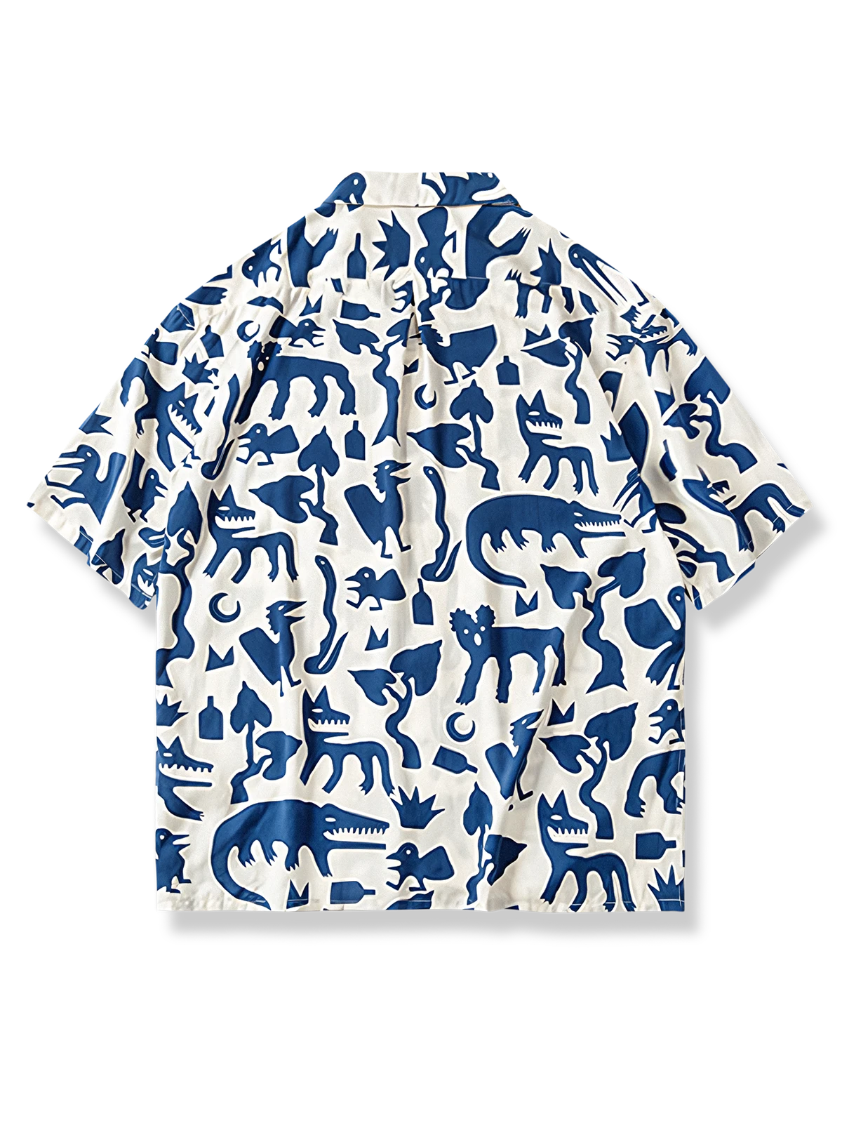 トーテムネイティブアート柄  アロハシャツ