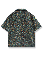 カラフルリーフ柄 アロハシャツ