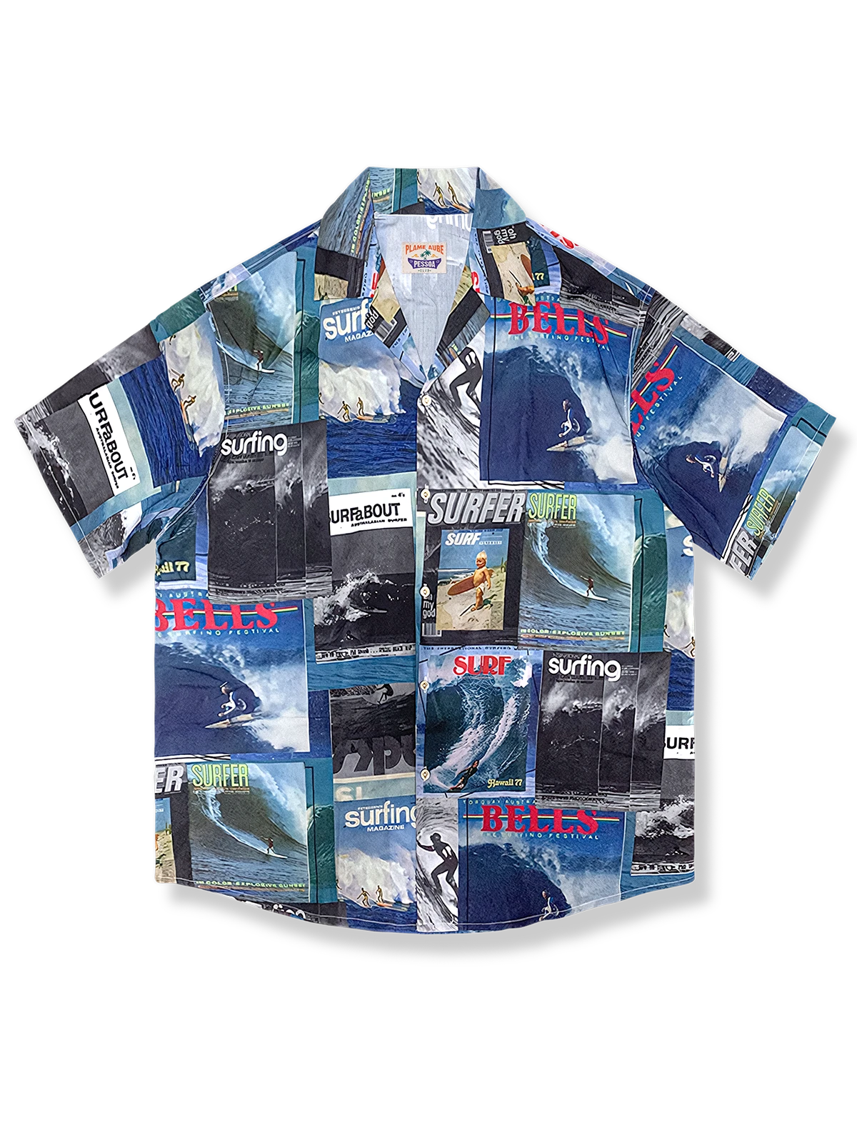 ブルーサーフィンプリント アロハシャツ