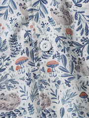 ボタニカル柄  アロハシャツ