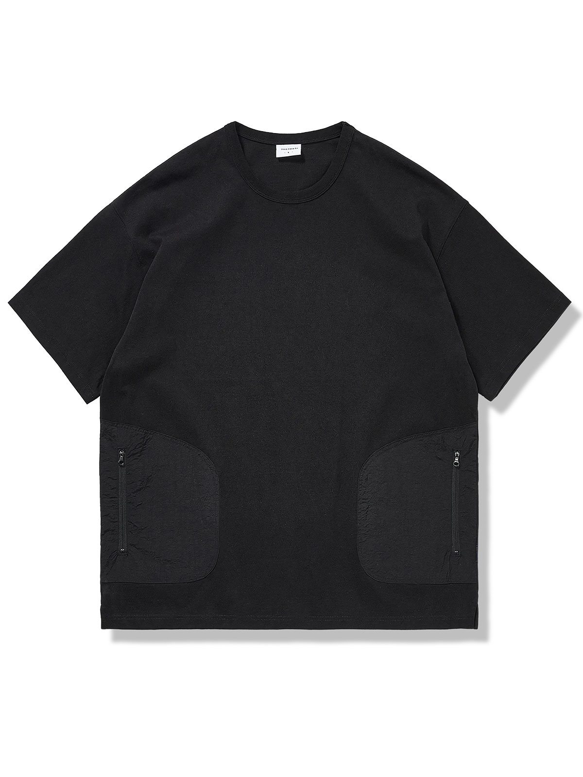 ポケット 切り替え ナイロンTシャツ