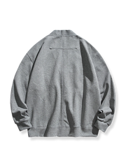 ポケット ノーカラー ジャケット