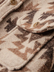 ナバホ  ウール混 ツイード オーバーシャツ