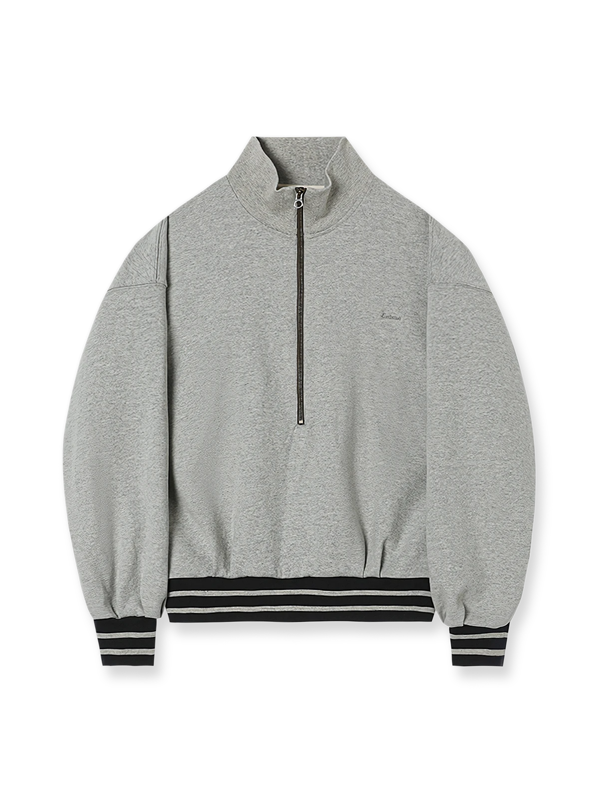 450G ハーフジップ POLOスウェット