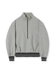 450G ハーフジップ POLOスウェット