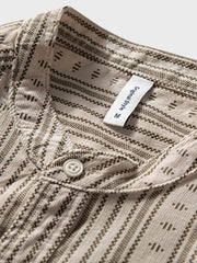 ストライプ コーデュロイ 長袖シャツ