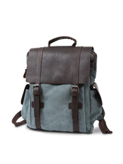 5色 キャンバスレザー混合 バックパック