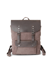 キャンバスとフルグレインレザーバックパック