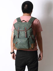 ワックスキャンバス ヴィンテージ風 リュックバック