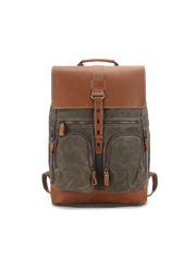 馬革 ワックスドキャンバス リュック