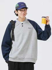 ドロップショルダー ラグランスリースウェット