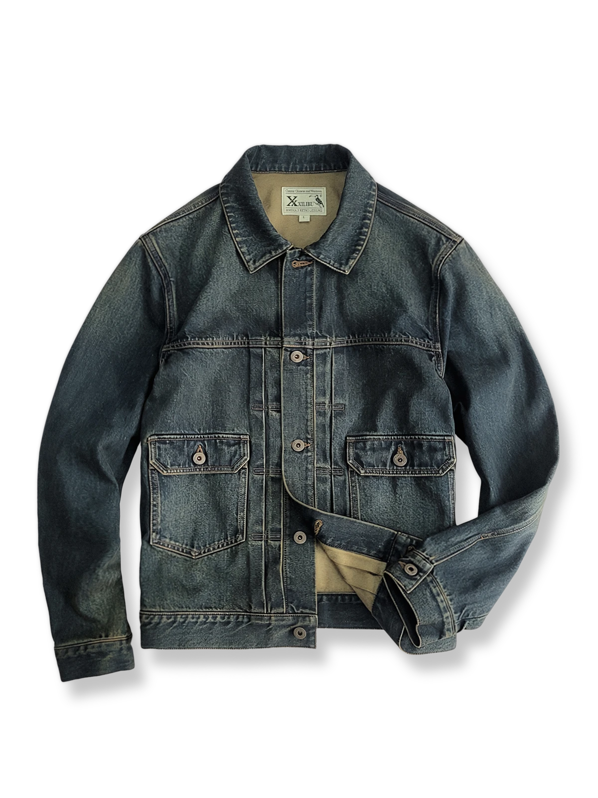 ウォッシュドヴィンテージデニムジャケット