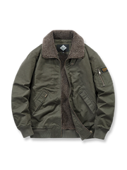 3色 裏ボア 厚手コットン ジャケット