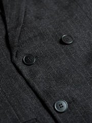 ブリティッシュスタイル ダブルブレスト スーツジャケット