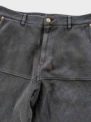 刺し子 パッチワーク スラックス