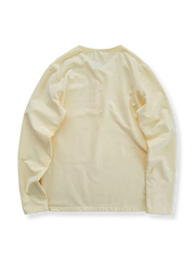 ヘンリーネック長袖Tシャツ