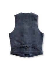 クロスプリントジャカードベスト