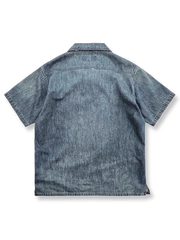 ヴィンテージマイナースタイル デニム半袖シャツの正面全体図