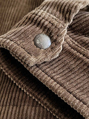 裏チェック柄  コーデュロイ ワークジャケット