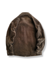 裏チェック柄  コーデュロイ ワークジャケット