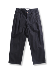 ヘリンボーン ワイドフィットパンツ