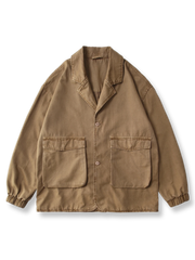 ヴィンテージワックス加工 ビッグポケット テーラードジャケット