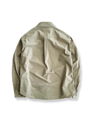 大きなポケット付きワーク長袖シャツ