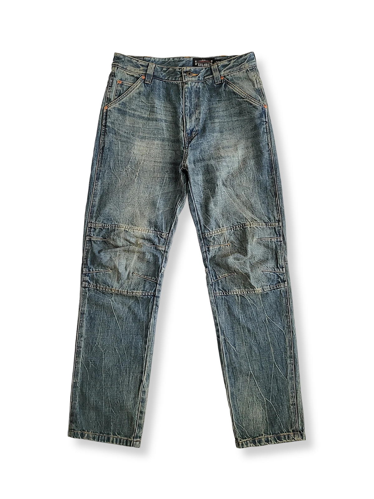 サンディングかこうデニムパンツ