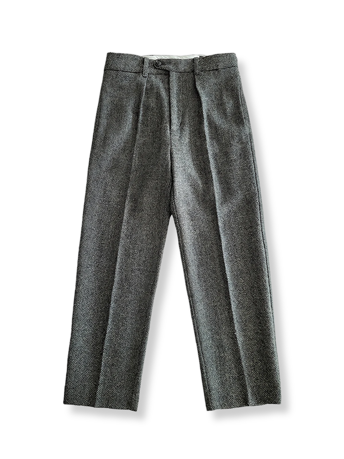 ウール ヘリンボーンスラックス