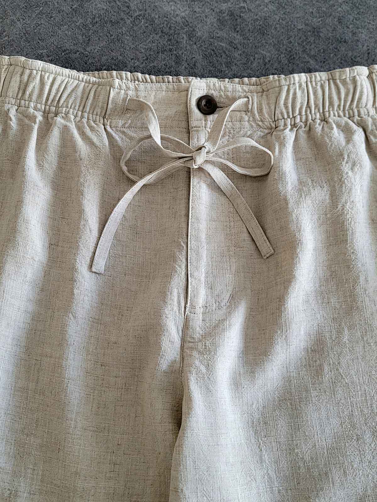 製品画像: テンセルリネンパンツ正面図