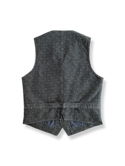 サシコスリムフィットラペルベスト