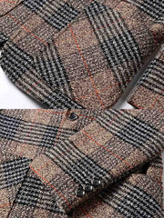 チェック柄 スーツジャケット