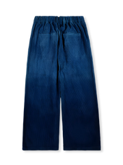 藍染めコーデュロイ スラックス