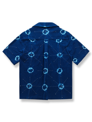 ドットタイダイ 刺繍キューバカラーシャツ