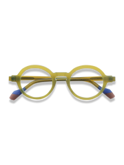 マットレッドフレームブルーライトカットメガネ正面展示