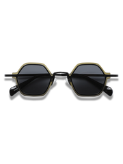  合金フレームヴィンテージパンクサングラス正面展示