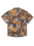 カシューフラワー柄 アロハシャツ