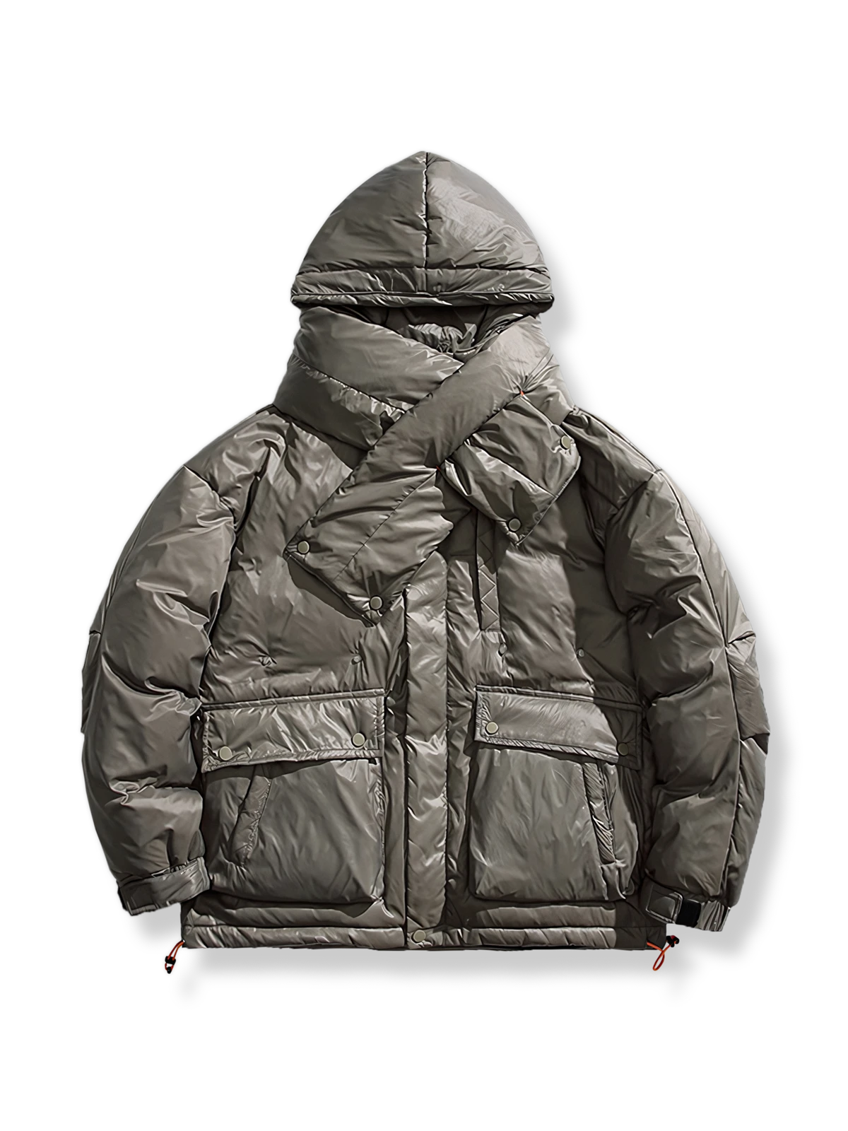 スカーフ 中綿ジャケット