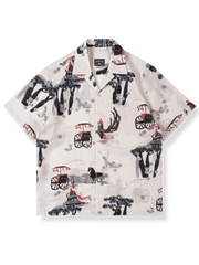 浮世絵柄 アロハシャツ