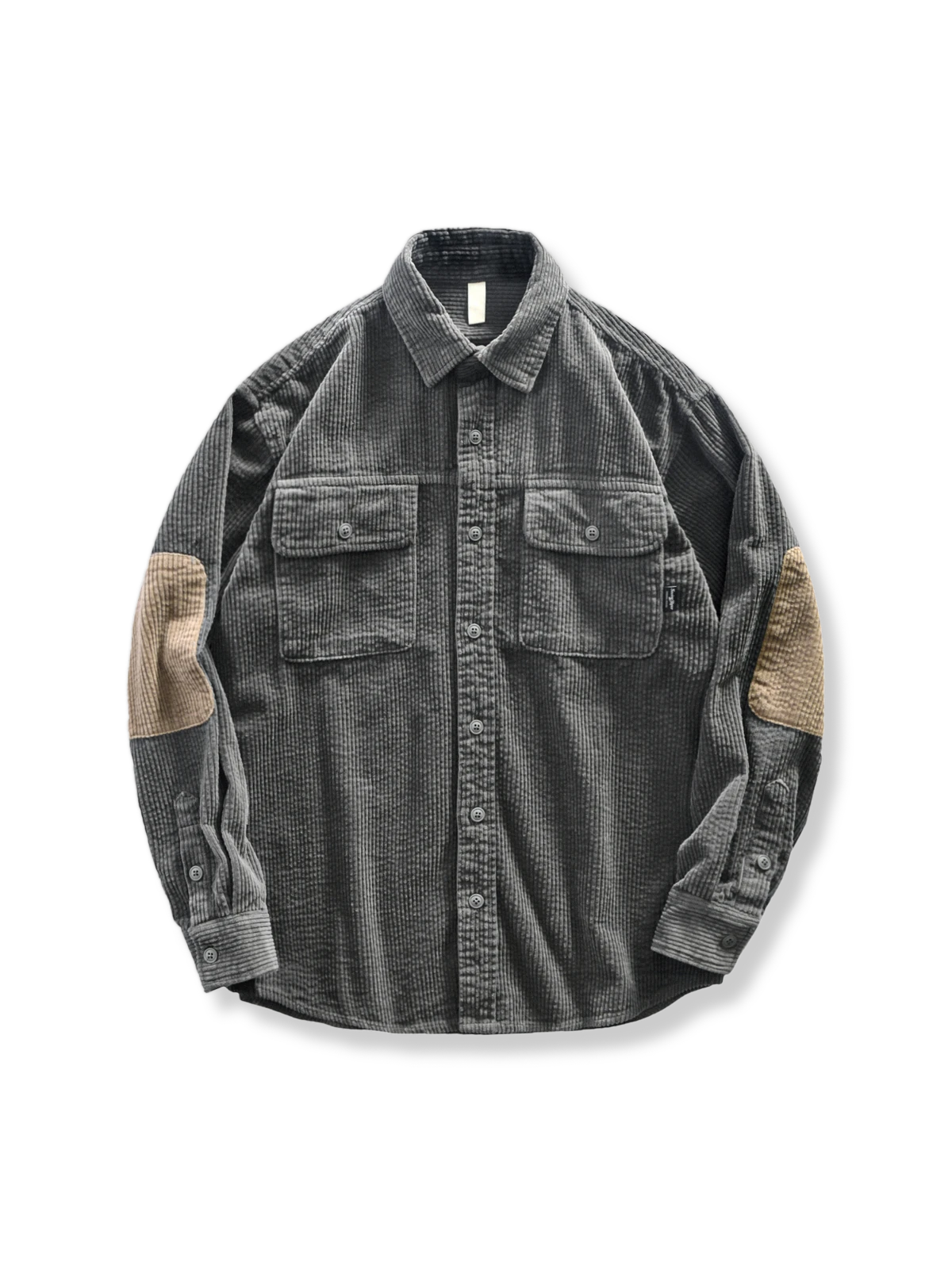 エルボーパッチ付き コーデュロイ シャツジャケット