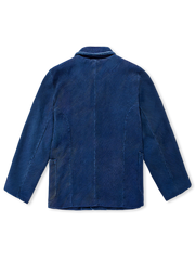 裏バンダナ柄　藍染フレンチワークジャケット