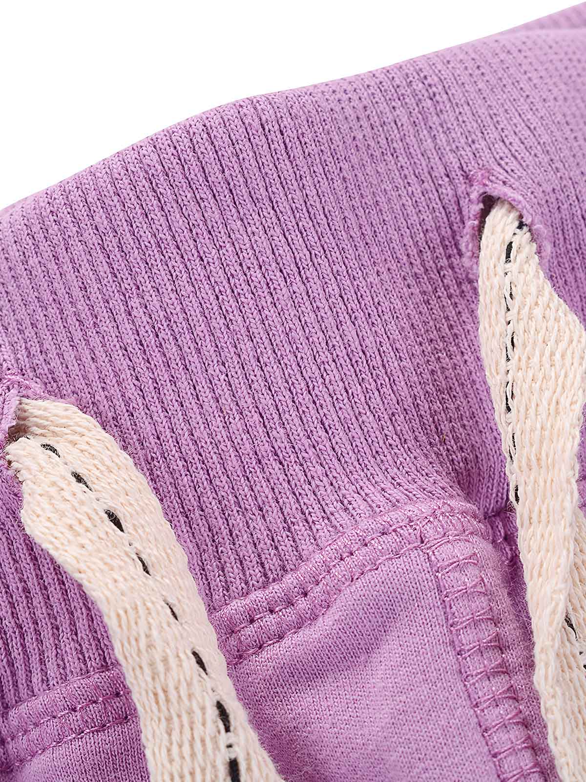 オールコットンオーバーサイズスポーツショーツ詳細図