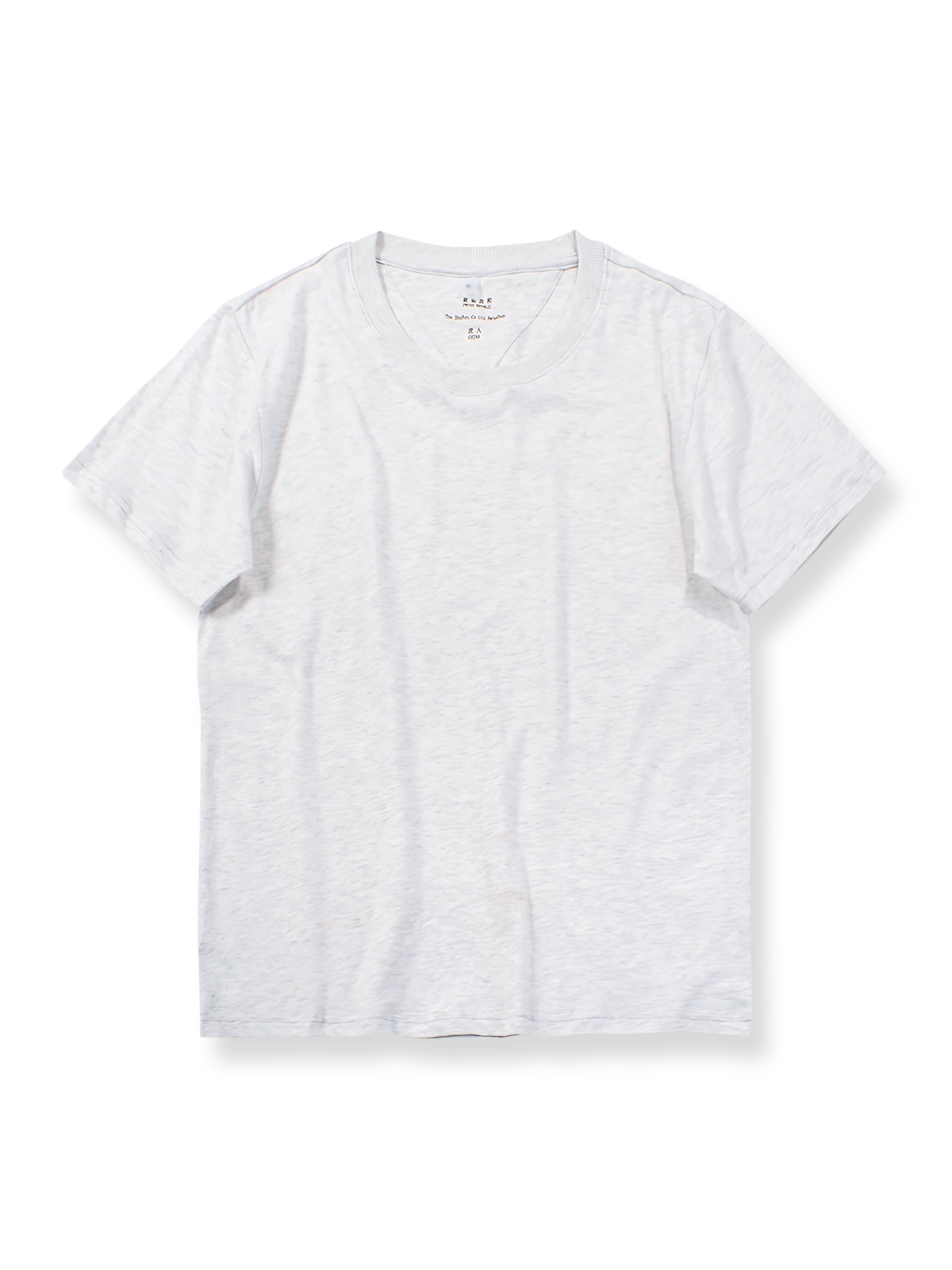 スラブコットンショートスリーブTシャツ正面図