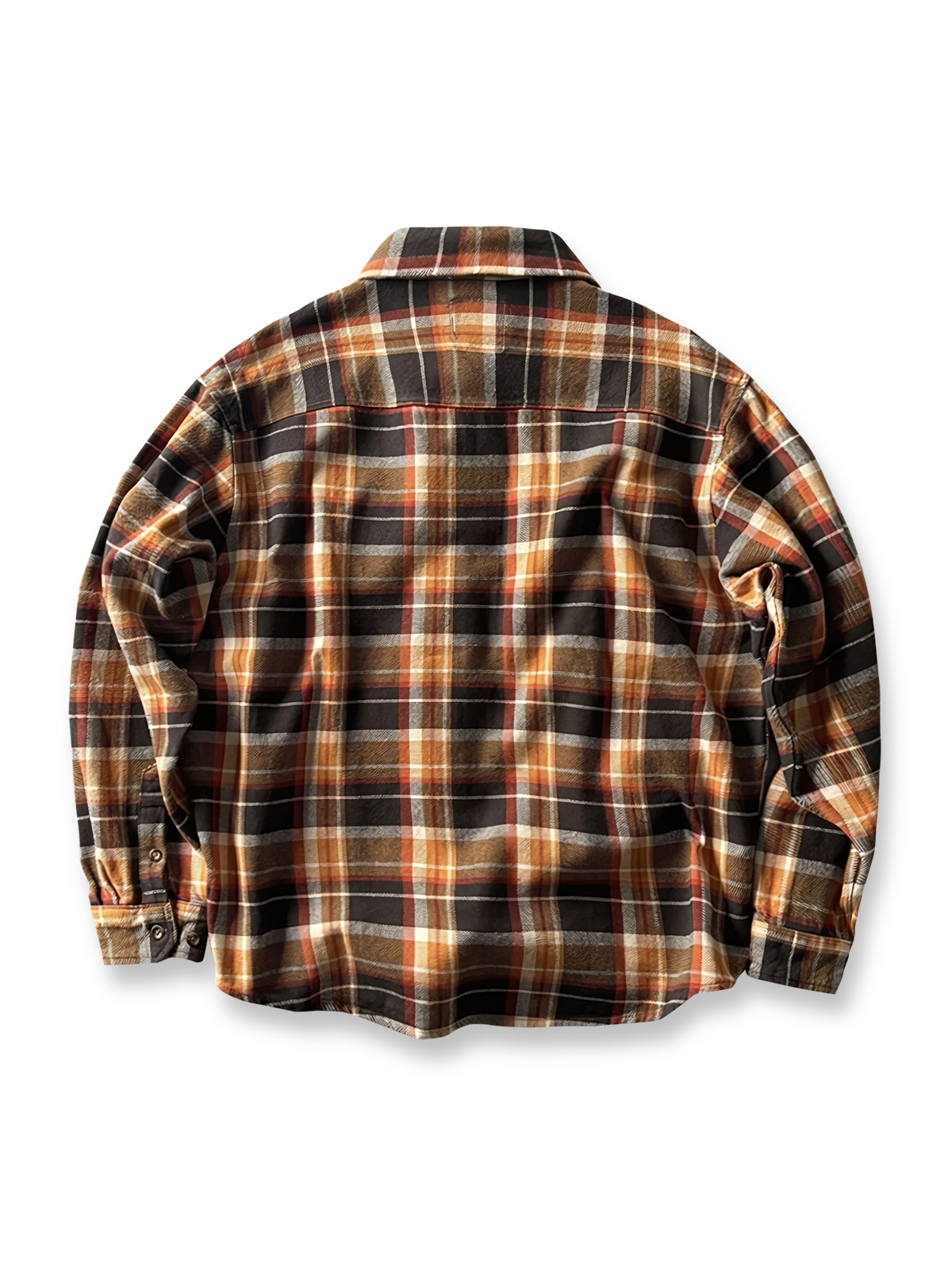 製品画像:
アメカジヴィンテージチェック柄ヘビーウェイトシャツ全体画像、秋冬向けの高い保温性とクラシックデザイン。

詳細画像:
両胸ポケットとチェック柄のディテール、ヴィンテージ感漂うデザイン。